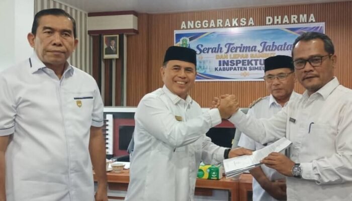 Novikar Setiadi Ditunjuk sebagai Plt Inspektur Simeulue Gantikan Alwi