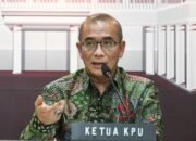 Ketua KPU 2024 Hasyim Asy'ari.(ANTARA FOTO/Hafidz Mubarak A)