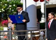 Plt. Sekda Aceh, Taufik membacakan Teks Pancasila. (Dok. Ist)