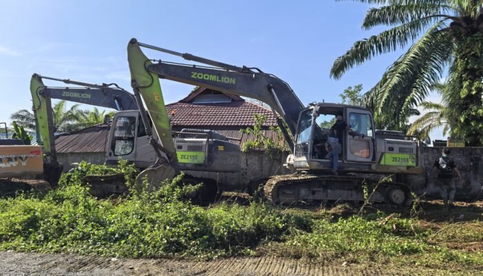 Delapan Pelaku Tambang Emas Dua Alat Berat Diamankan Tim Polda Dan Polres Nagan
