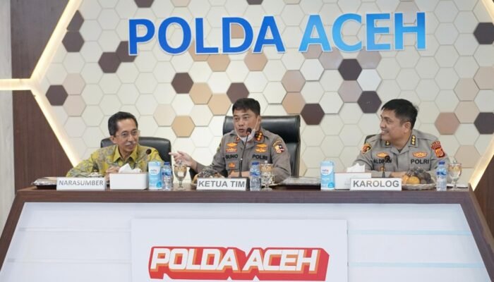 Puslitbang Polri Evaluasi Mutu Pengadaan Barang dan Jasa di Polda Aceh