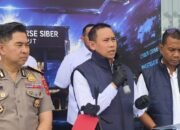 Direktur Reserse Siber Polda Sumut Kombes Pol. Bayu Wicaksono (tengah). (Dok. Ist)