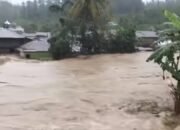 Banjir menerjang rumah para warga Desa Badak. (Dok. Ist)