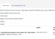 Salah satu paket pengadaan pemerintah Abdya oleh CV Ascarya Konsultan. (Foto: Hasil tangkap layar di situs LPSE Abdya)