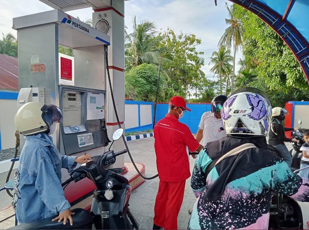 SPBU Pertamina Lambhuk, Lambhuk, Kec. Ulee Kareng, Kota Banda Aceh. (Dok. Ist)