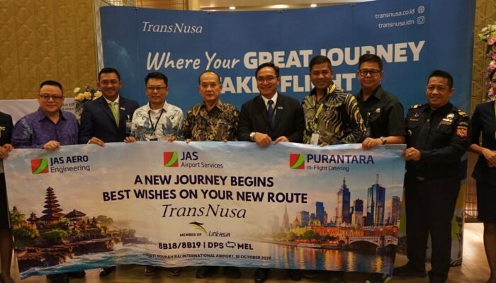 TransNusa Buka Rute Bali–Melbourne, Frekuensi Penerbangan Ditargetkan Setiap Hari