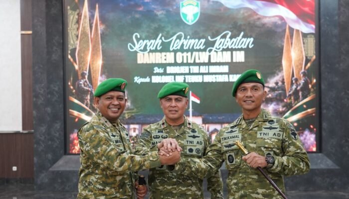 Pangdam Iskandar Muda Pimpin Sertijab dan Tradisi Satuan, Pejabat Kodam IM