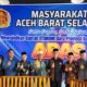 Moris Dikukuhkan sebagai Ketua KP3 ABAS Simeulue dalam Konsolidasi Akbar di Aceh Barat