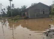 Banjir merendam permukiman di tiga desa Kecamatan Lawe Alas Aceh Tenggara